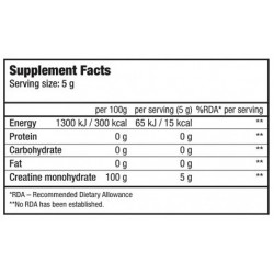 BIOTECH USA 100% Creatine Monohydrate - 500 gr